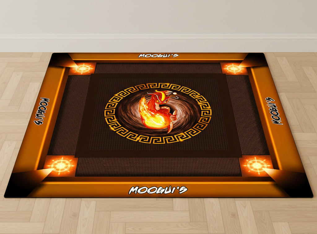 Arène de jeu officielle Moogui’s – 60x60cm – Néoprène antidérapant 🇫🇷