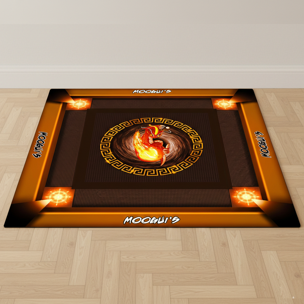 Arène de jeu officielle Moogui’s – 60x60cm – Néoprène antidérapant 🇫🇷